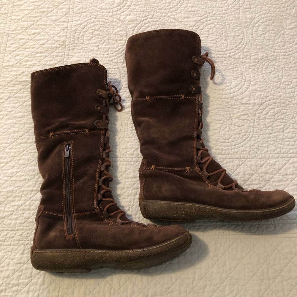 Timberland Moorland Hollace tall lace boots. Size 8 1/2.